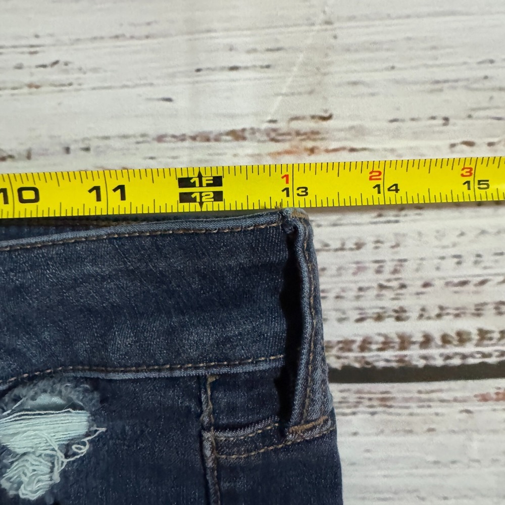 American Eagle Jeans‎ Next Level Stretch Jegging Distressed High Rise Women's 4 - Picture 10 of 16